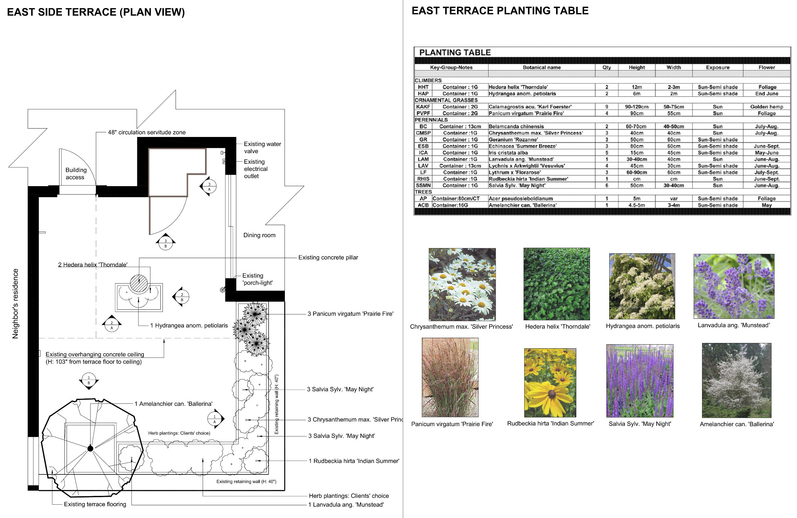 PD roof terrace design